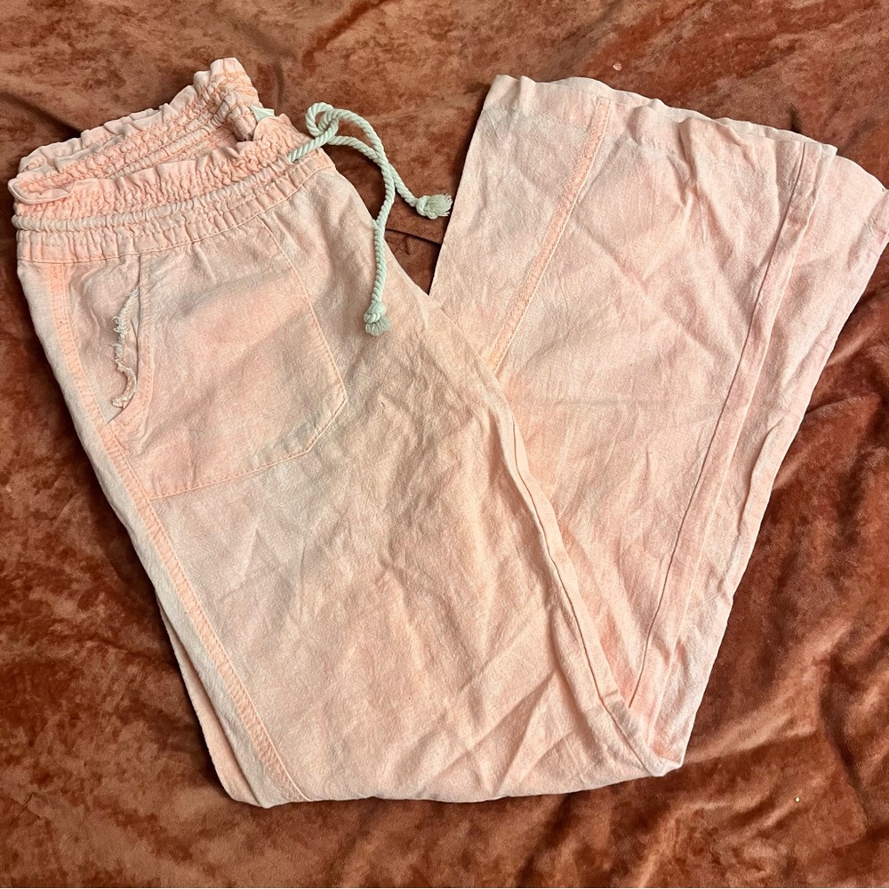 Pink Roxy beach pants